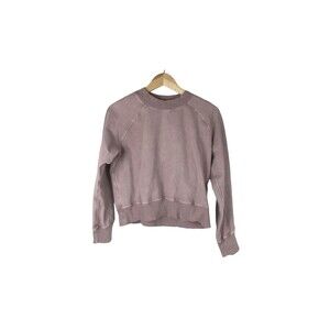 Lululemon Ready To Roll Crew Cropped Sweatshirt Vintage Mauve Sz 4‎
